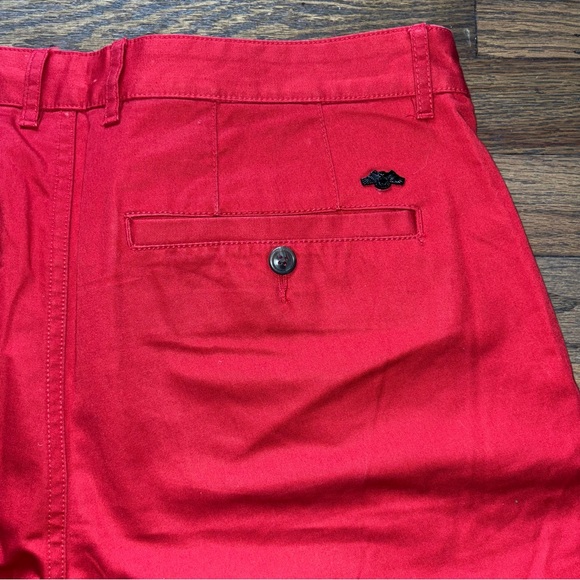 A|X Armani Exchange Men’s Red Pants 100% Cotton Size 33 - Picture 9 of 14